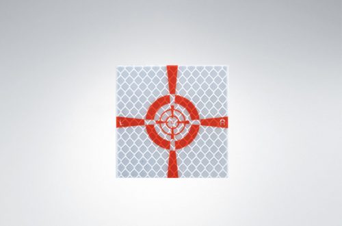 Imagen Dianas reflectantes adhesivas rojas