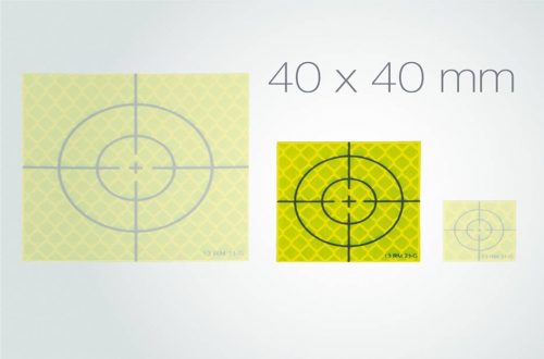 Imagen Dianas reflectantes adhesivas fluorescentes 4×4