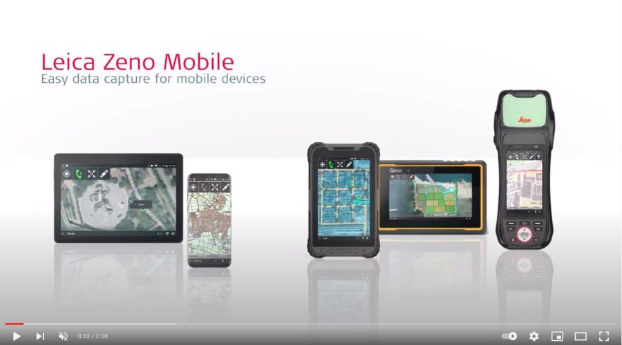 Video Software de recogida de datos Leica Zeno Mobile