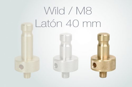 Imagen Adaptador tetón wild con rosca M8 / 12mm 40mm de latón