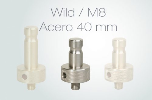 Imagen Adaptador tetón wild con rosca M8 / 12mm 40mm de acero