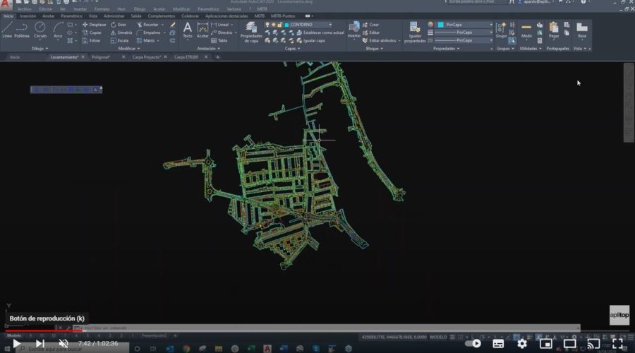Video TCP MDT V9 Standard. Software de topografía