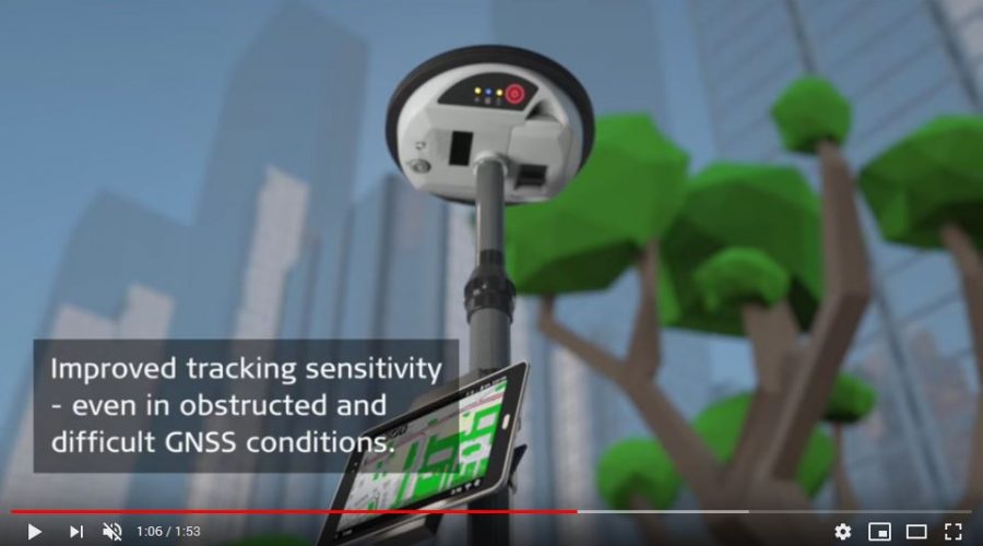 Video Antena GNSS Leica Zeno GG04 Plus