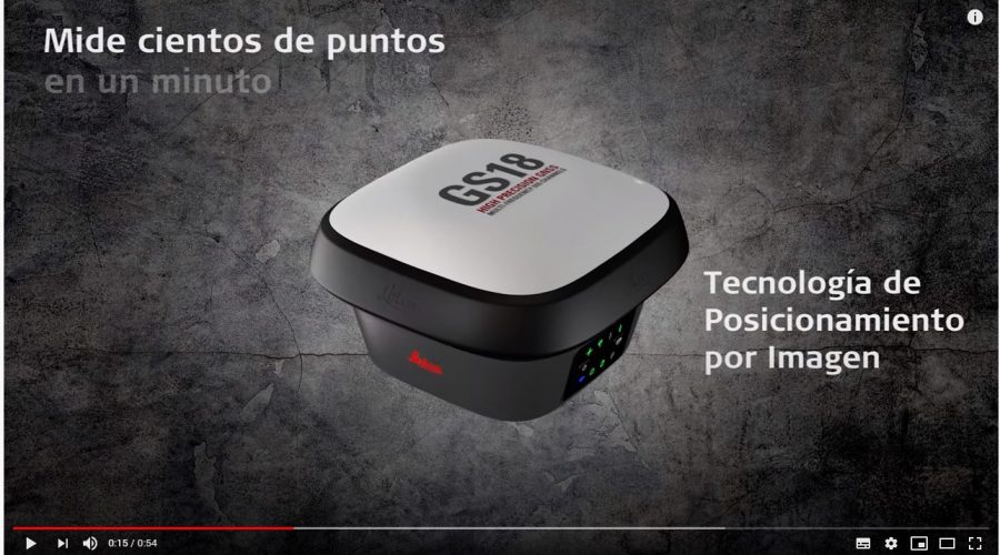 Video Antena GNSS Leica GS18 I