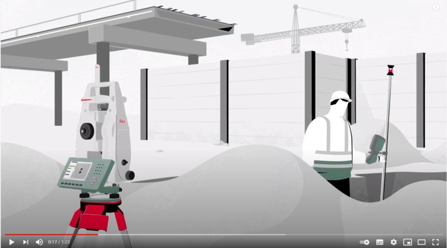 Video Estación Total Leica Viva TS16 con Leica Captivate