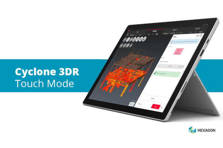 Cyclone 3DR táctil