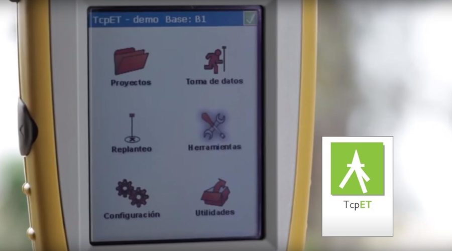 Video TCP ET. Software de toma de datos y replanteo TCP ET de Aplitop