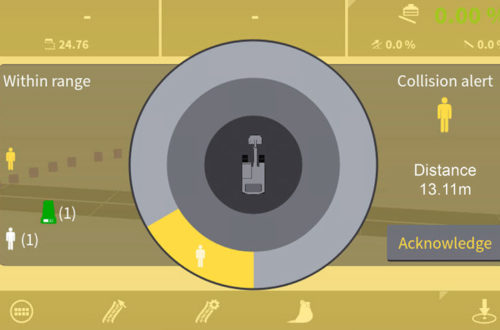 Imagen Leica iCON CAS prevención de colisiones